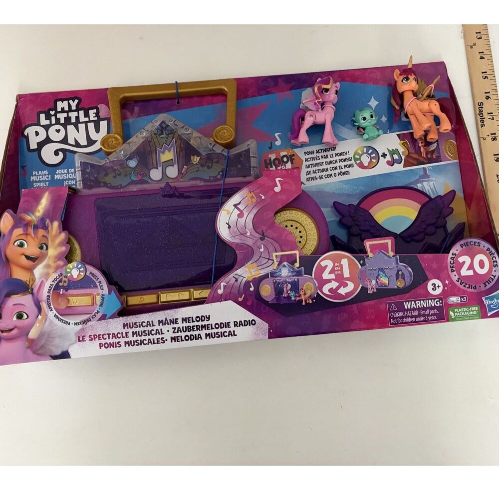 My Little Pony Toys: Make Your Mark Musical Mane Melody, 3 Hoof to Heart Figures